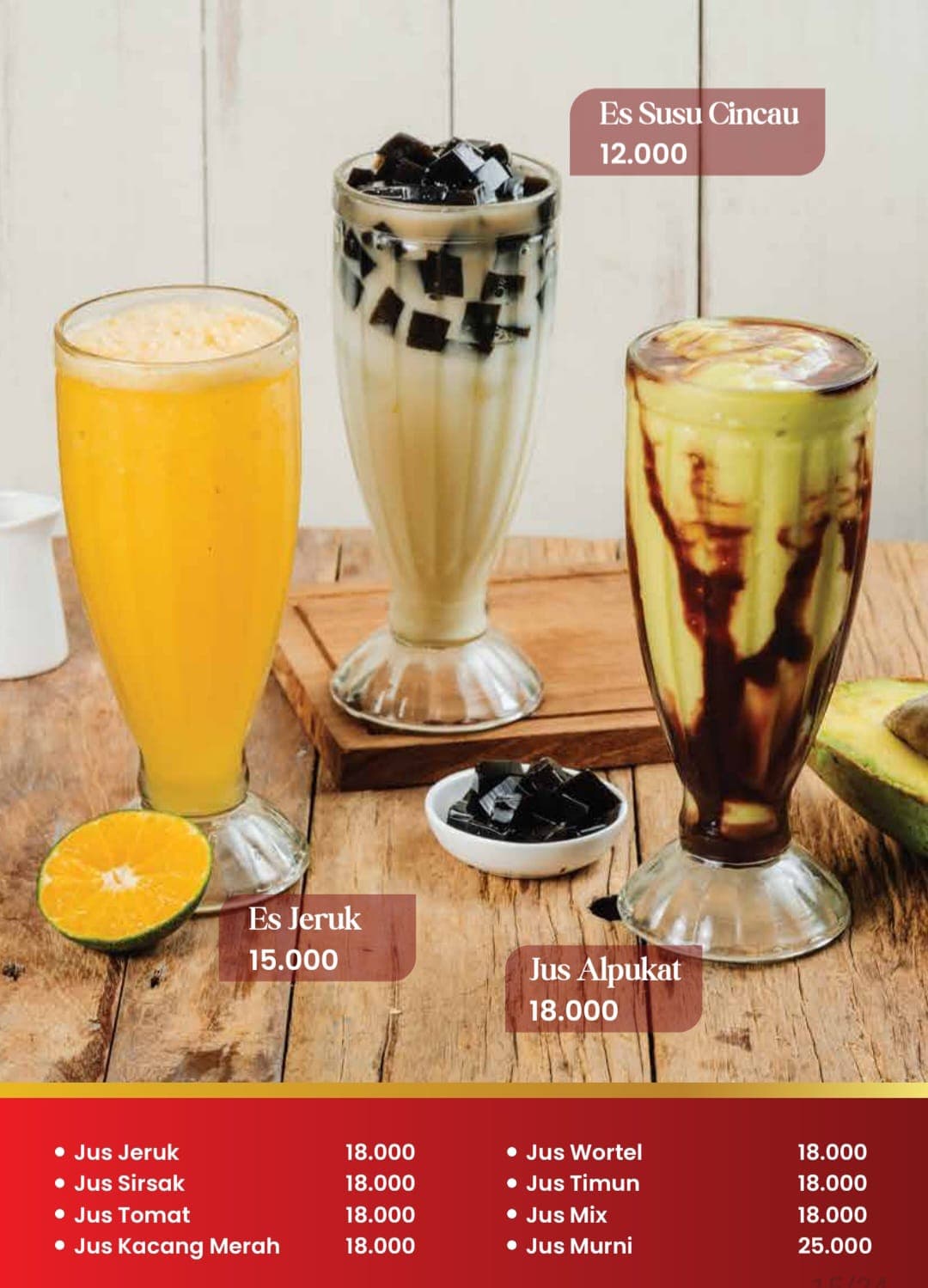 Halaman katalog menu King Pempek 1